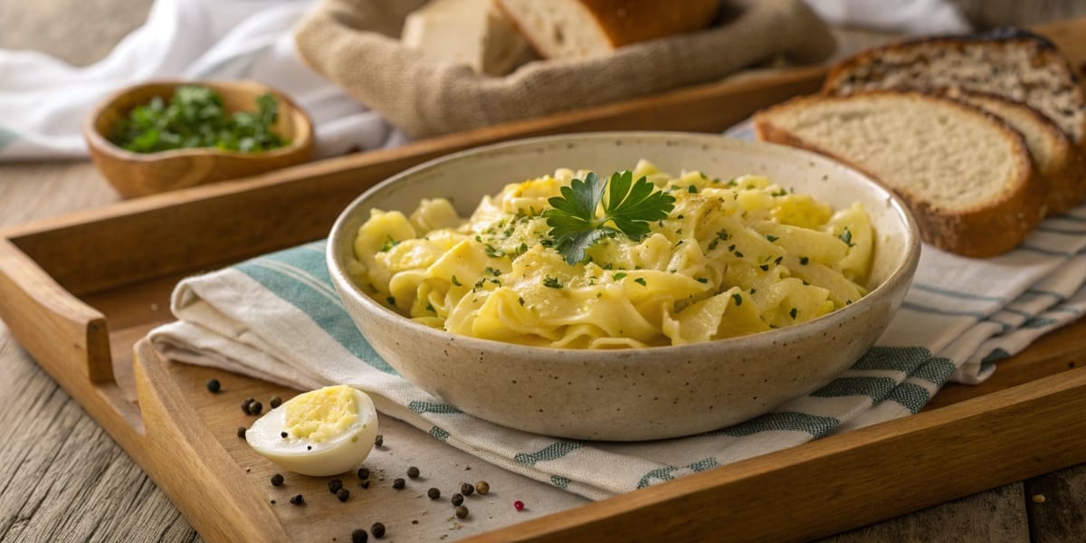 Cabbage and Egg Noodles (Haluski):