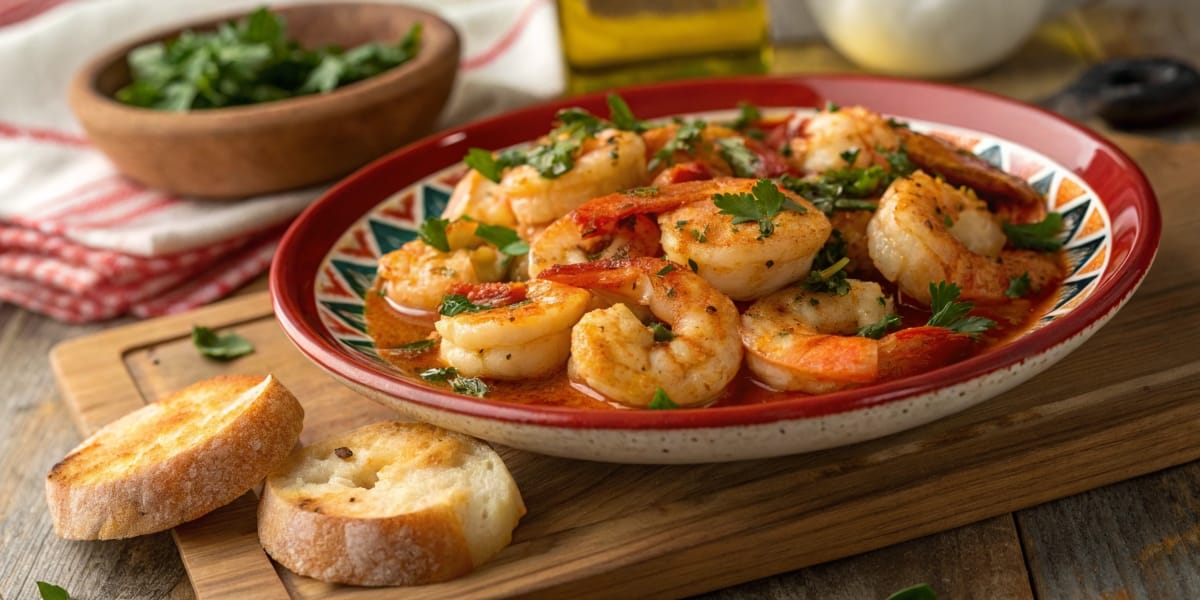 Cold Garlic Shrimp Salad